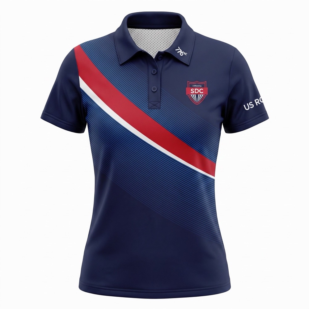 776BC x US Rowing Selection Development Camp (SDC) Team Issued Polo Women's XL